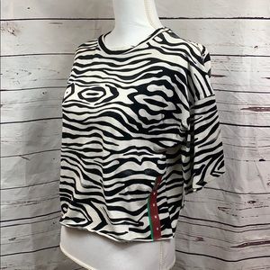 Greyson Threads Zebra pattered shirt
